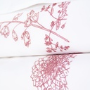 FLEURS DE JOUY - Taies d'Oreiller en Percale de Coton Égyptien