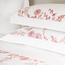 FLEURS DE JOUY - Taies d'Oreiller en Percale de Coton Égyptien