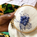 FRUITS ROUGES - 8 Serviettes de Table en Lin