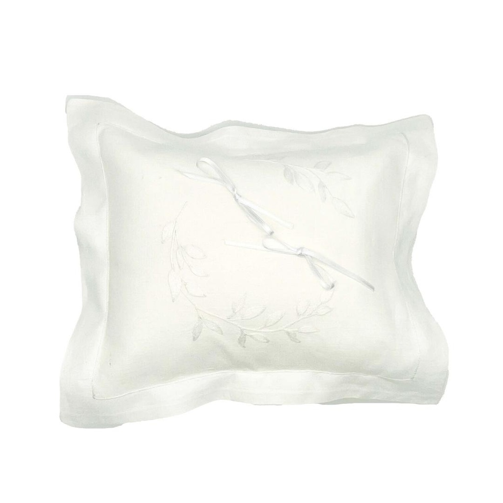 Coussin alliances blanc