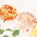 KIKU FLOWERS - 6 Table Napkins