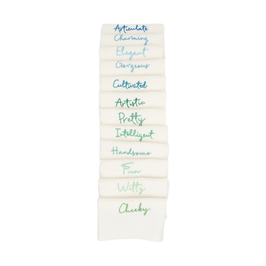 COMPLIMENTS  - 12 Serviettes de Table