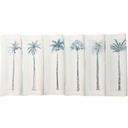 PALM TREE - 6 Linen Table Placemats
