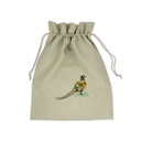 SMALL GAME - Linen laundry bag