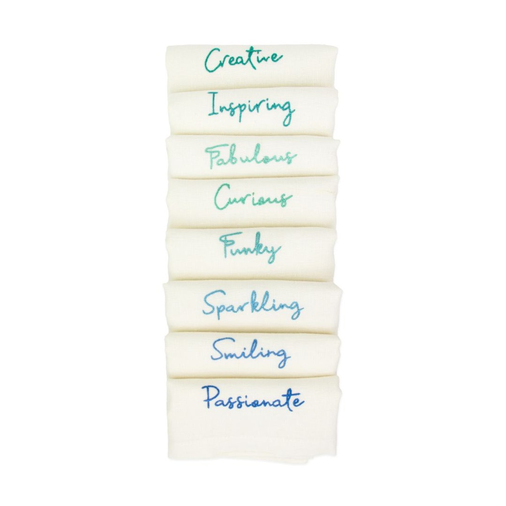 FABULOUS - 8 Linen Napkins