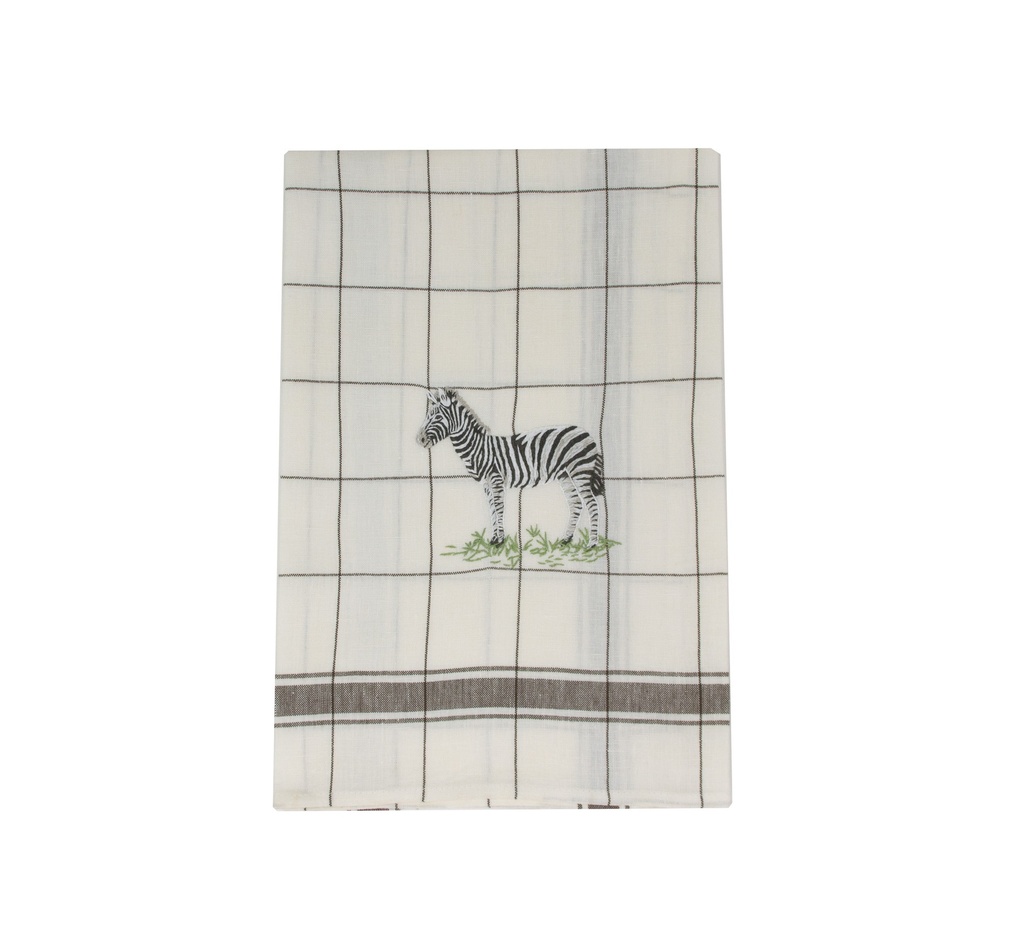 AFRICAN ANIMALS - Linen Kitchen Towel