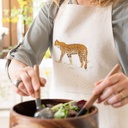 LEOPARD - Linen Apron