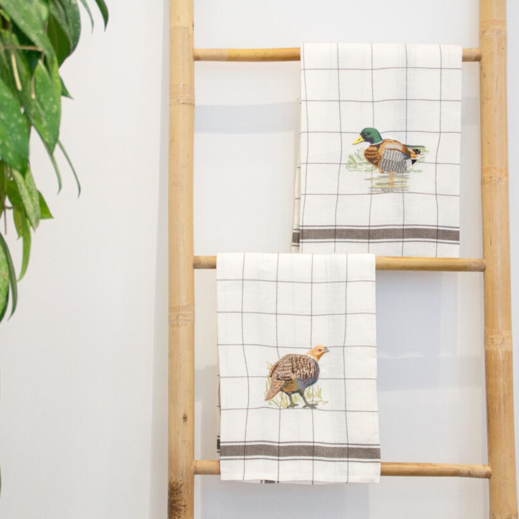 PETIT GIBIER - Torchon de Cuisine en Lin 