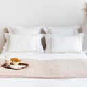 FRISE ROMANCE - Housse de Couette en Percale de Coton Égyptien