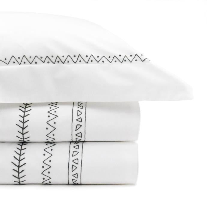 FRISE ETHNIC - Duvet Cover in Egyptian Cotton Percale
