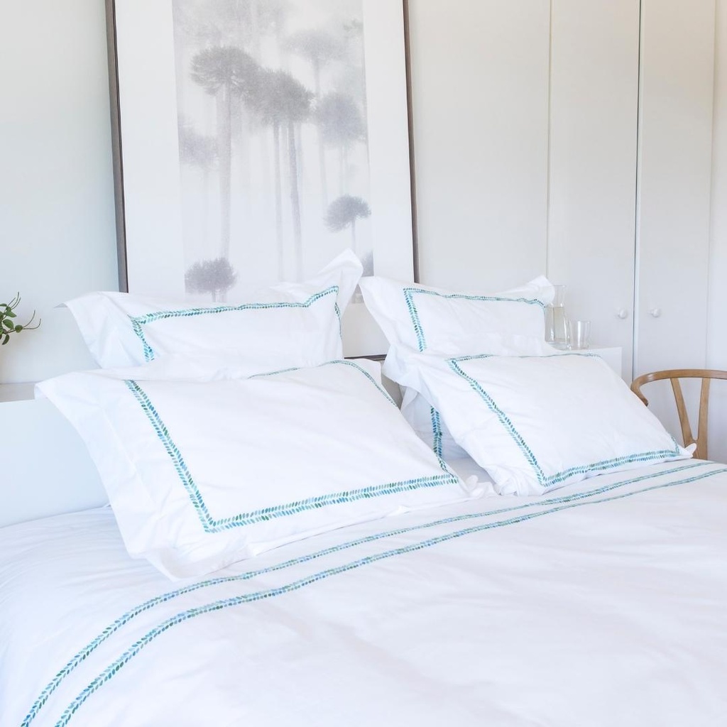 CHEVRONS - Duvet Cover in Egyptian Cotton Percale