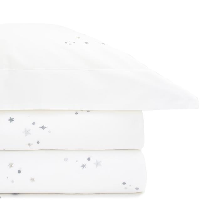 STELLA - Double Duvet Cover in Egyptian Cotton Percale