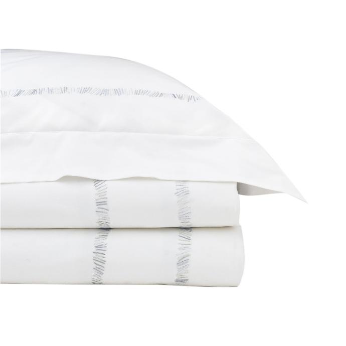 FRISE FENCE - Double Duvet Cover in Egyptian Cotton Percale