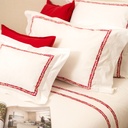 CHEVRONS - Pillowcase in Egyptian Cotton Percale