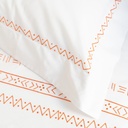 FRISE ETHNIQUE - Petite Taie d'Oreiller en Percale de Coton Égyptien