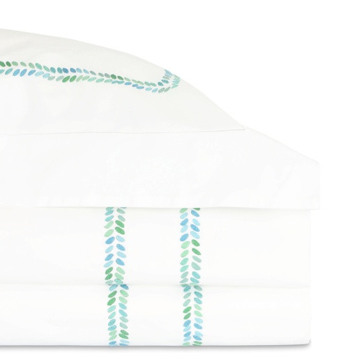 CHEVRONS - Drap de Lit en Percale de Coton Égyptien