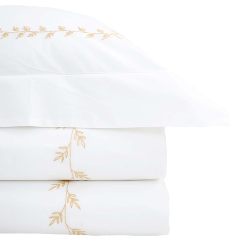 FRISE ROMANCE - Taie d'Oreiller en Percale de Coton Égyptien